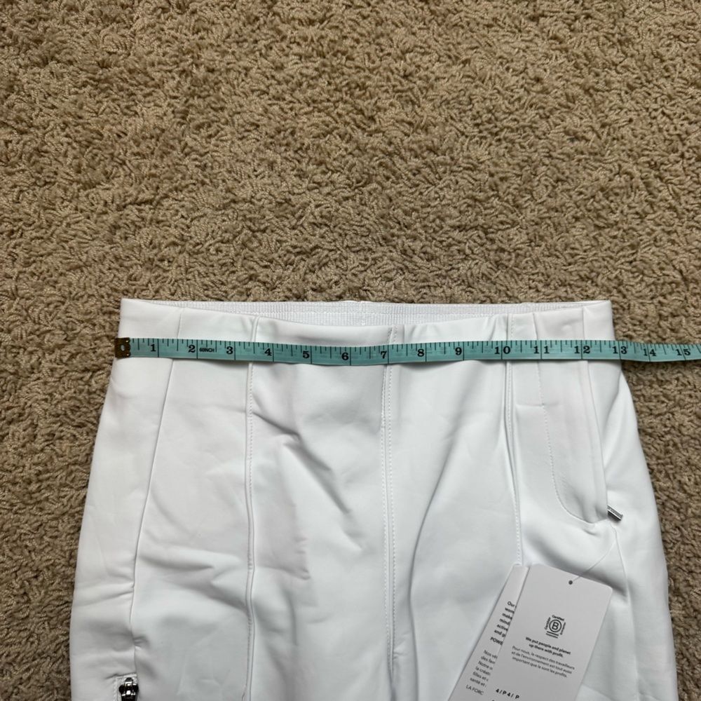 Athleta Glacier Snow Skinny Pants NWT Womens Size 4 Petite White - Picture 5 of 11